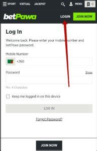 Betpawa Zambia Login / Registration .